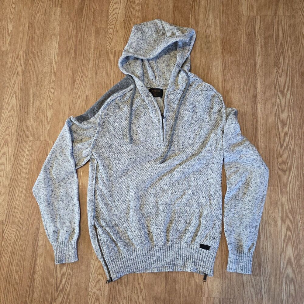 Outpost Women’s Sweater - Size XL - Gray - 1/4 Zip